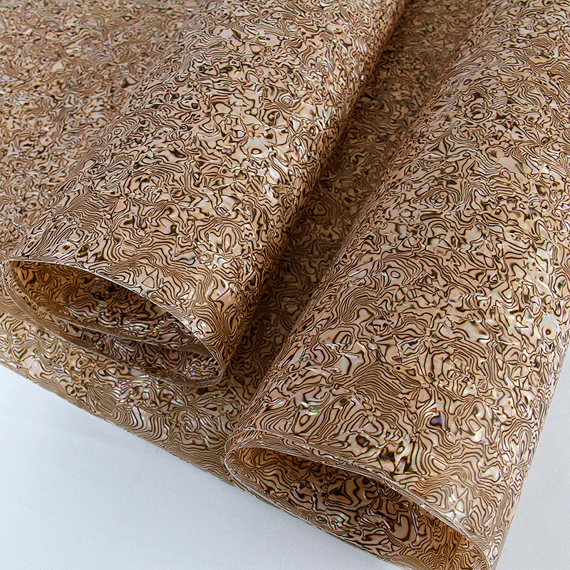 廠家直銷賽璐珞板材貝殼理石廠家直銷訂制賽璐璐片貝殼理石紋飾品裝飾貼面Y2213 (仿真貝)-九江賽璐珞實業有限公司